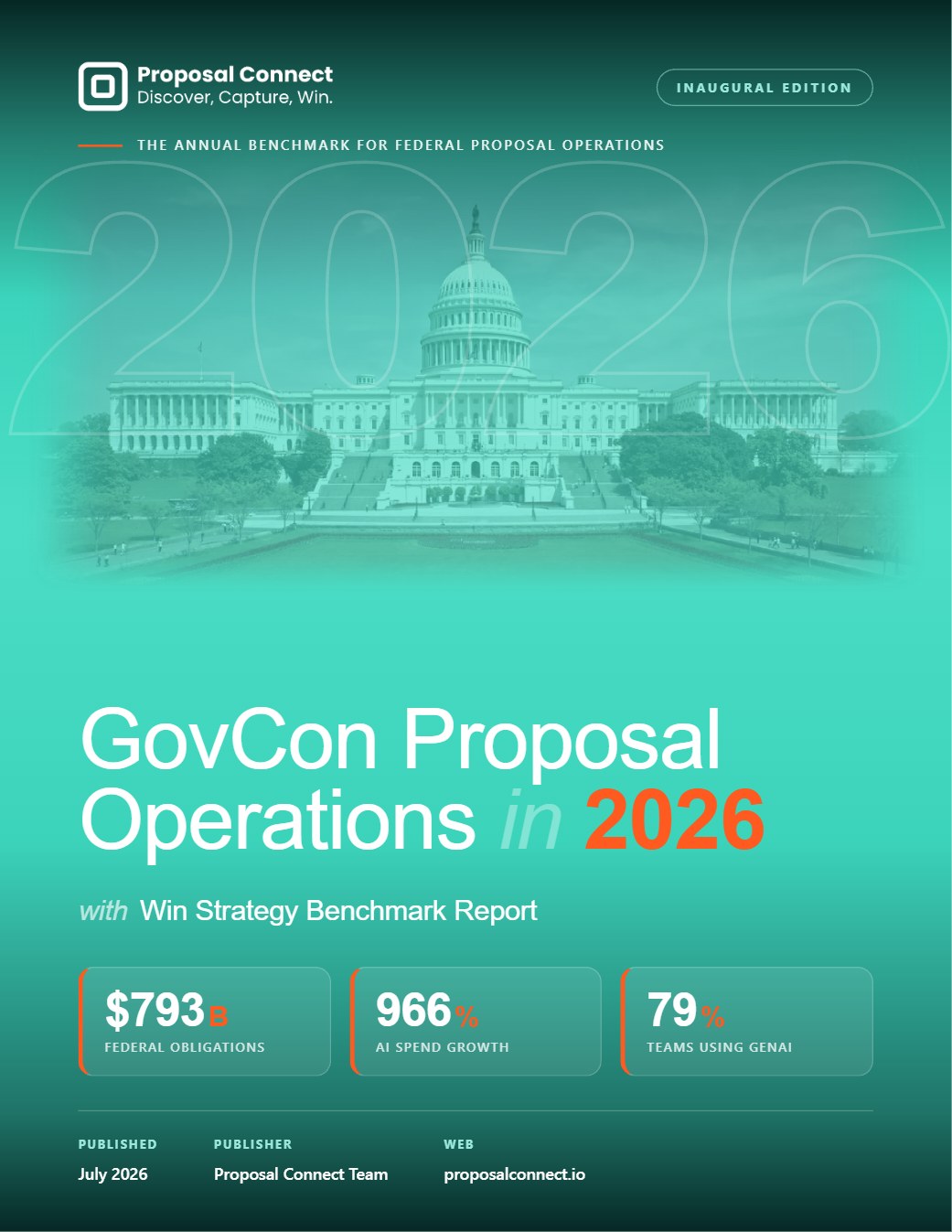 Annual GovCon Industry Report 2026 — report cover